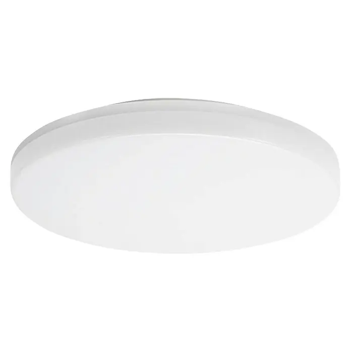 Brumberg LED-Deckenleuchte rund - 18 W, Ø x H: 28 x 5 cm, Weiß matt - Weiße, runde LED-Deckenleuchte zur Aufputzmontage.