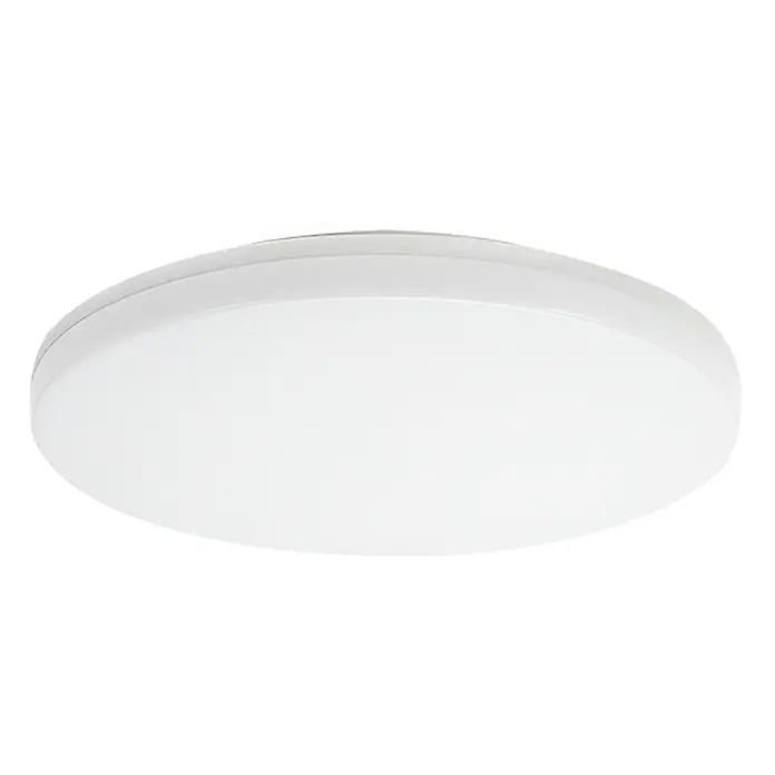 Brumberg LED-Deckenleuchte rund - 24 W, Ø x H: 33 x 5 cm, Weiß matt - Runde weiße LED-Deckenleuchte.