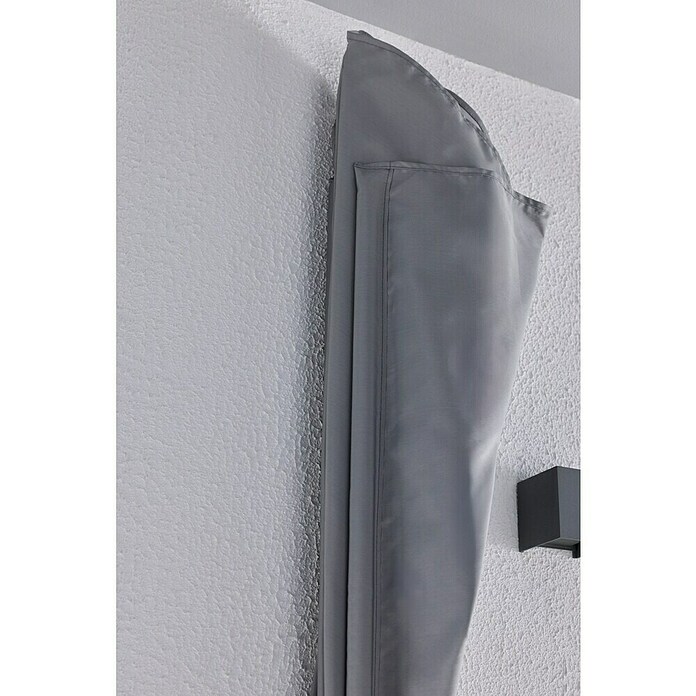 Sunfun Balkonfächer (Grau, 1,4 x 1,4 m)