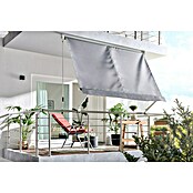 Sunfun Balkonverschattung / Balkonmarkise (Grau, Breite: 2,45 m, Ausfall: 2,45 m) | BAUHAUS