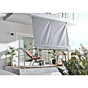 Sunfun Balkonverschattung / Balkonmarkise (Grau, Breite: 2,45 m, Ausfall: 2,45 m) | BAUHAUS