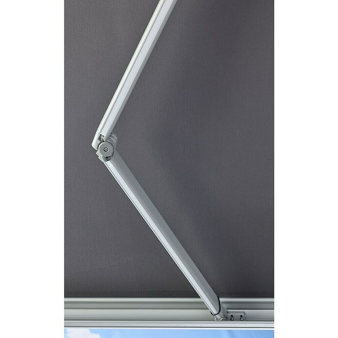 Sunfun LED-Vollkassettenmarkise (Anthrazit, Breite: 2,5 m, Ausfall: 1,5 m) | BAUHAUS