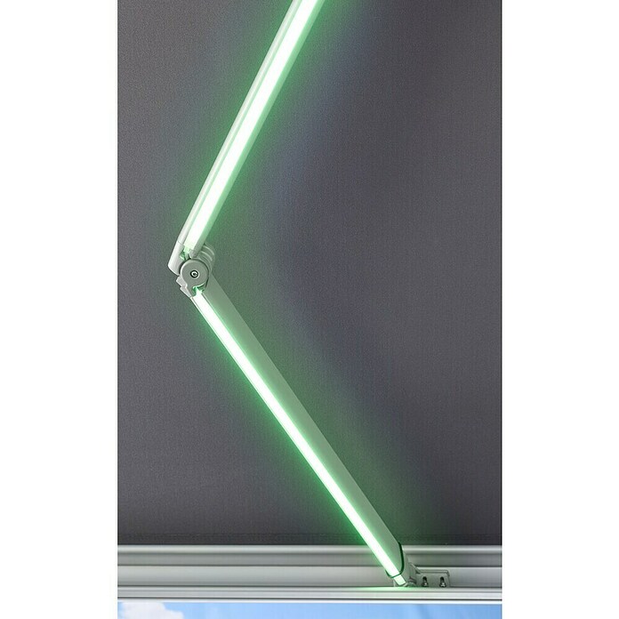 Sunfun LED-Vollkassettenmarkise (Anthrazit, Breite: 2,5 m, Ausfall: 1,5 m) | BAUHAUS