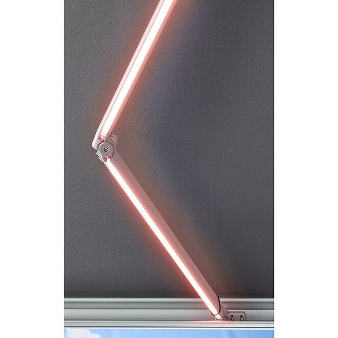 Sunfun LED-Vollkassettenmarkise (Anthrazit, Breite: 2,5 m, Ausfall: 1,5 m) | BAUHAUS
