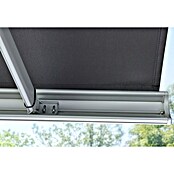 Sunfun LED-Vollkassettenmarkise (Anthrazit, Breite: 2,5 m, Ausfall: 1,5 m) | BAUHAUS