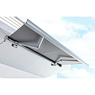 Sunfun LED-Vollkassettenmarkise (Anthrazit, Breite: 3 m, Ausfall: 2 m)