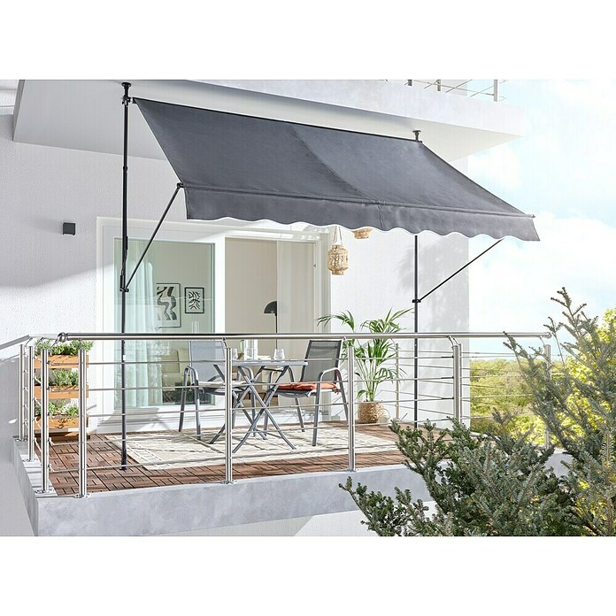 Sunfun Tenda s nosačem  (Antracit, Širina: 3 m, Izvlačenje: 1,3 m) | BAUHAUS