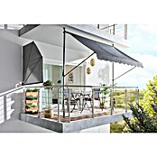 Sunfun Balkonfächer (Anthrazit, 1,4 x 1,4 m)