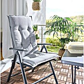 Sunfun Exclusive-Line Sitzauflage (Hochlehner, L x B x H: 120 x 50 x 6 cm, Polyester, Hellgrau) | BAUHAUS