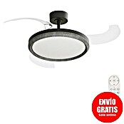 Arte confort Ventilador de techo Haze M (Negro, 107 cm, 29,8 W, Blanco cálido) | BAUHAUS