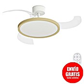 Arte confort Ventilador de techo Vetra M (Blanco/Madera, 107 cm, 29,8 W, Blanco cálido) | BAUHAUS