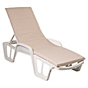 Cojín para tumbona (Tumbona, 1 ud., L x An x Al: 190 x 60 x 5,5 cm, Crema) | BAUHAUS