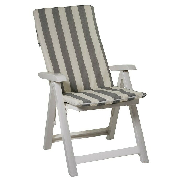 Cojín para asiento de posiciones (Sillón de posiciones, 1 ud., L x An x Al: 120 x 50 x 3,5 cm, Gris/Blanco) | BAUHAUS