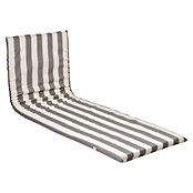 Cojín para tumbona (Tumbona, 1 ud., L x An x Al: 190 x 60 x 5,5 cm, Gris/Blanco) | BAUHAUS