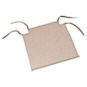 Cojín para asiento (2 ud., L x An x Al: 40 x 40 x 3,5 cm, 50% algodón 50% poliéster, Crema) | BAUHAUS