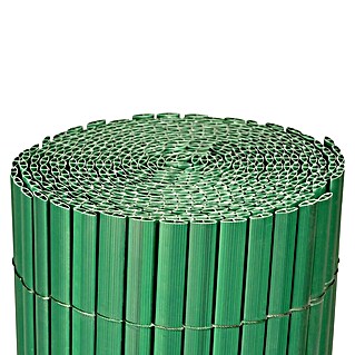 Ocultación Cañizo de PVC ovalado (Verde, 3 x 1 m, PVC)