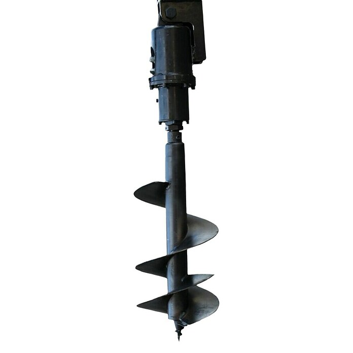 HZC Power Erdbohrer HEB300 (Durchmesser: 30 cm, Mit Hydraulik, Passend für: HZC Power Minibagger) | BAUHAUS