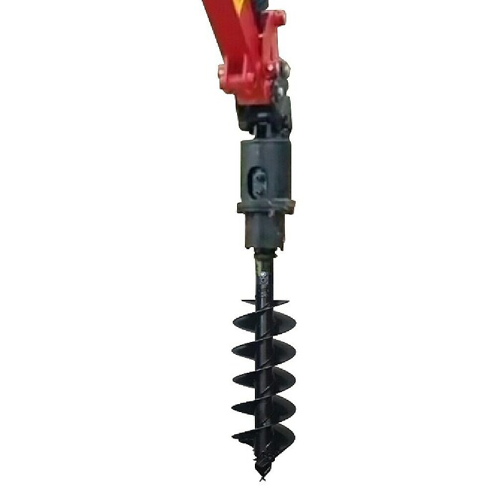 HZC Power Erdbohrer HEB300 (Durchmesser: 30 cm, Mit Hydraulik, Passend für: HZC Power Minibagger) | BAUHAUS