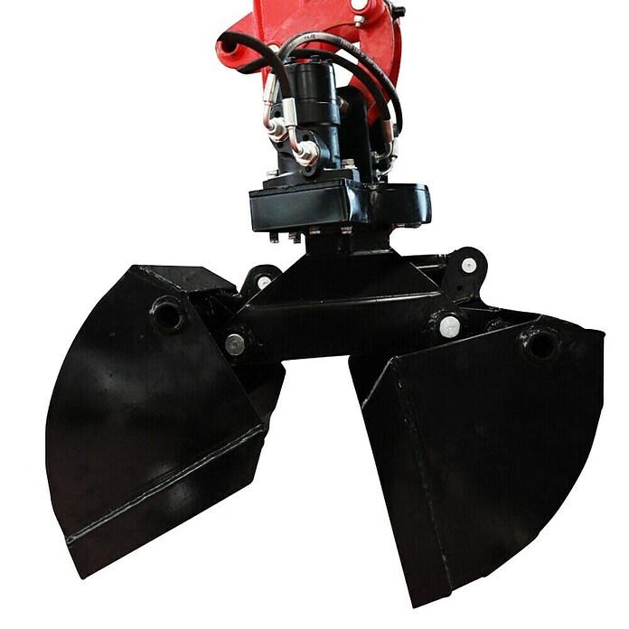 HZC Power Erdgreifer HE360 (Mit Hydraulik, Passend für: HZC Power Minibagger (wenige Ausnahmen, siehe Text)) | BAUHAUS