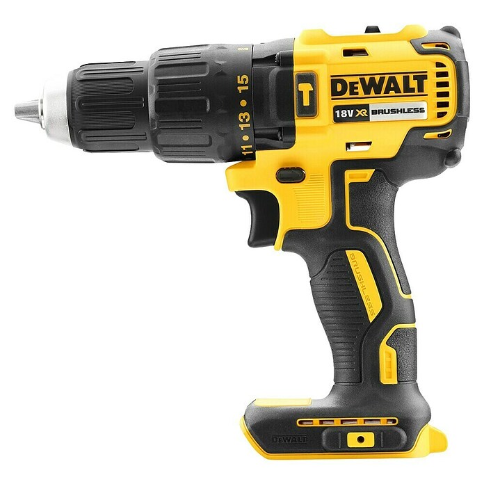 DeWalt XR 18V Taladro atornillador percutor de batería DCD778D2T (18 V, 2 baterías, 2 Ah, 65 Nm) | BAUHAUS