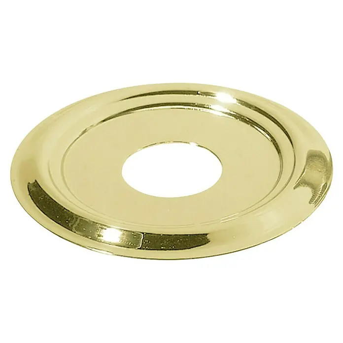 Basi Abdeckrosette für Türspion - Passend für: Basi Türspion TS 680, Gold - Glänzende goldfarbene Metallrosette mit mittiger Bohrung.