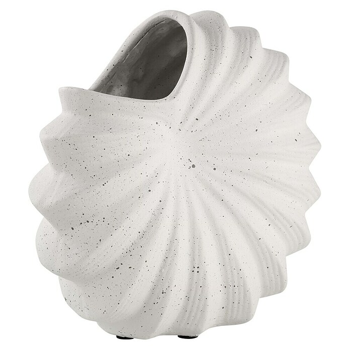 Eglo Vase Otsuchi (L x B x H: 20,5 x 11 x 19,5 cm, Creme, Polyresin) | BAUHAUS