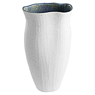 Eglo Vase Daijia (L x B x H: 15,7 x 11,7 x 28,7 cm, Creme/Blau, Ton)