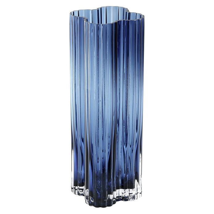 Eglo Vase (Ø x H: 10 x 30 cm, Blau, Glas) | BAUHAUS