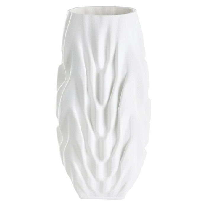 Eglo Vase Hongmao (L x B x H: 16,5 x 11,5 x 35 cm, Weiß, Keramik) | BAUHAUS