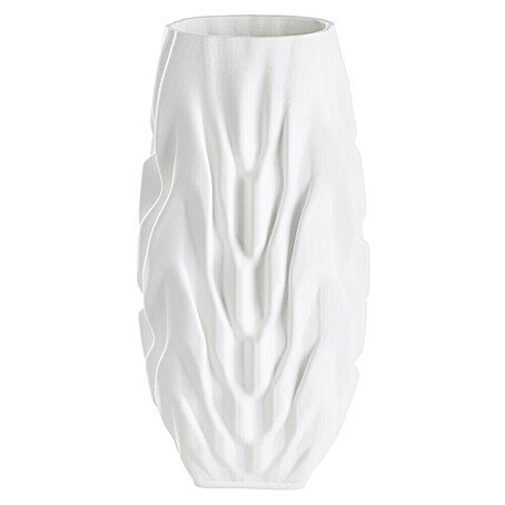 Eglo Vase Hongmao (L x B x H: 16,5 x 11,5 x 35 cm, Weiß, Keramik)