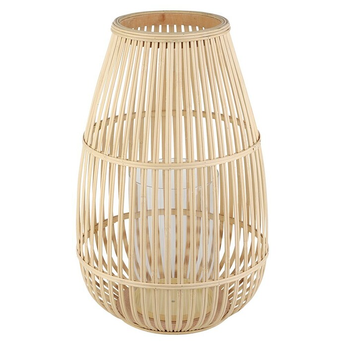 Eglo Windlicht Bunawan (Ø x H: 30 x 45,5 cm, Natur, 1 -tlg.) | BAUHAUS