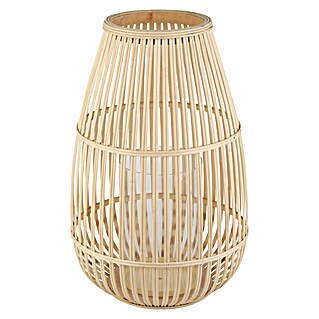 Eglo Windlicht Bunawan (Ø x H: 30 x 45,5 cm, Natur, 1 -tlg.)