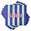 Eglo Serviette Masaurhi (Grün/Violett, 16,5 x 16,5 cm, Papier) | BAUHAUS