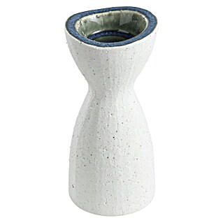 Eglo Kerzenständer Daijia (Ø x H: 6,8 x 14,6 cm, Creme/Blau, Ton)