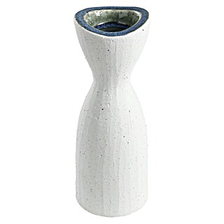Eglo Kerzenständer Daijia (Ø x H: 7,2 x 19,5 cm, Creme/Blau, Ton)