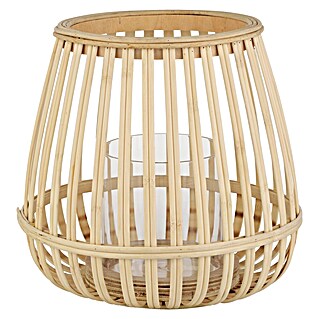 Eglo Windlicht Bunawan (Ø x H: 22 x 20 cm, Natur, 1 -tlg.)