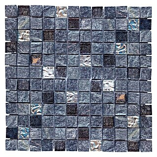 Malla mosaico Urales (30 x 30 cm, Negro)