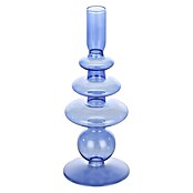 Eglo Kerzenständer Molume (Ø x H: 9 x 22,5 cm, Blau, Glas) | BAUHAUS
