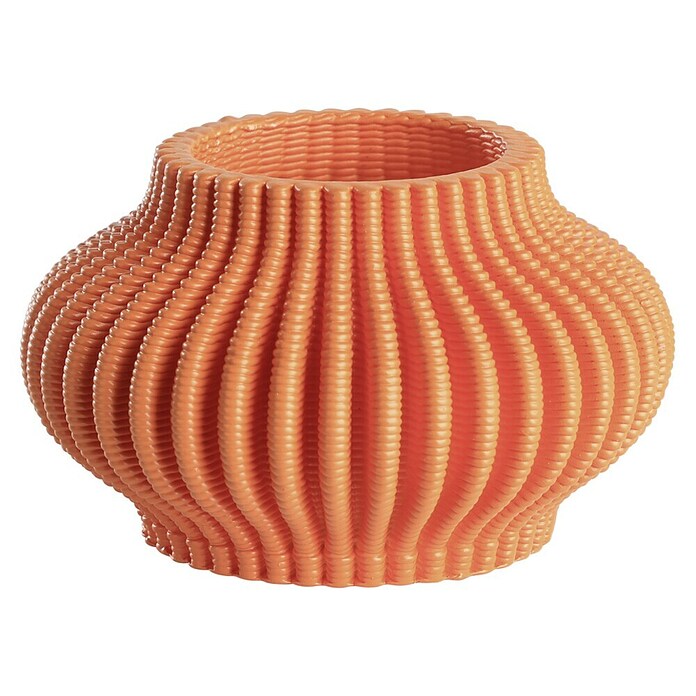 Eglo Vase Hongmao (Orange, Keramik, Ø x H: 8 x 5 cm) | BAUHAUS