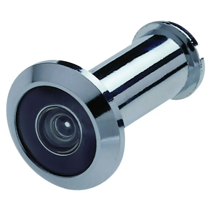 Basi Türspion TS680 - Gold, Messing, Stärke Tür: 35 mm - 58 mm - Chrom-Türspion mit Weitwinkelobjektiv für mehr Sicherheit.