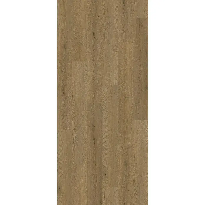Vinylboden Rigid - Eiche Genf, Landhausdiele, 1.220 x 180 x 3,5 mm - Hellbrauner Eichenholz-Boden mit sichtbarer Maserung.
