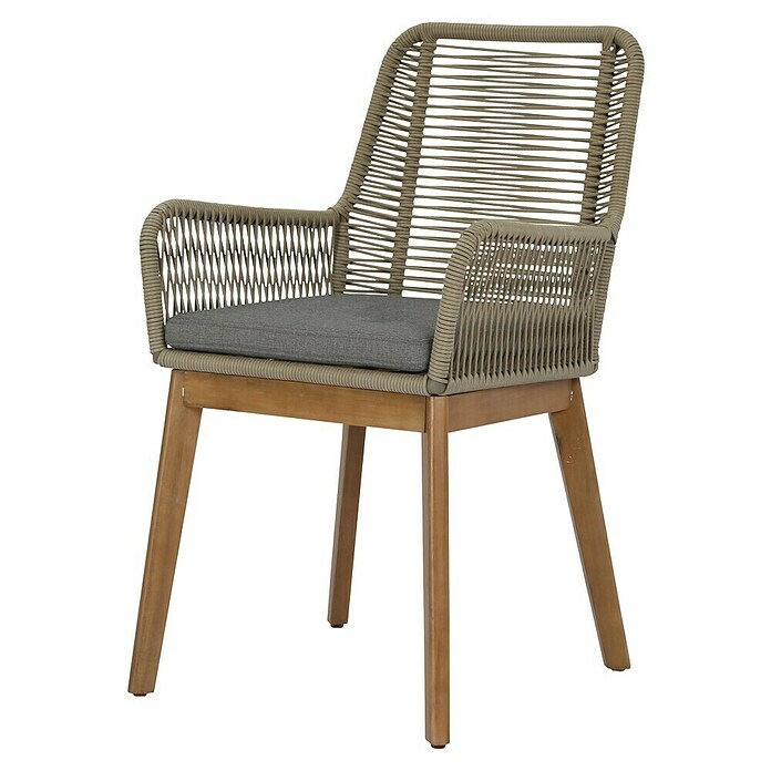 Tuinstoel Padua (Taupe, Acaciahout) | BAUHAUS
