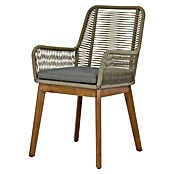 Tuinstoel Padua (Taupe, Acaciahout) | BAUHAUS