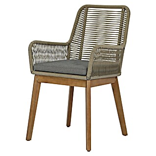 Tuinstoel Padua (Taupe, Acaciahout)