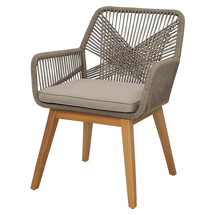 Tuinstoel Albenga (Taupe) | BAUHAUS