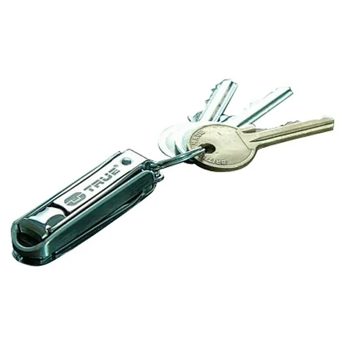 Nite Ize Multiherramienta corta uñas - Largo: 56 mm, Acero inoxidable - Un llavero con una multiherramienta TRUE y varias llaves, perfecto para el uso diario y pequeñas reparaciones.