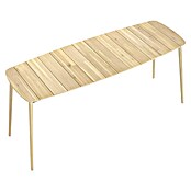Tuintafel Reims (l x b x h: 215 x 90 x 76 cm, Acaciahout, Light teak) | BAUHAUS