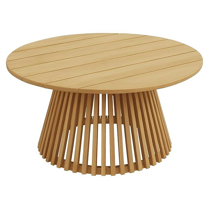 Tuintafel Zude (Ø x h: 100 x 50 cm, Acaciahout, Rond, Light teak) | BAUHAUS