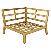 Palletbank Kent (l x b x h: 94 x 94 x 68,5 cm, Teak look, Hoekelement) | BAUHAUS