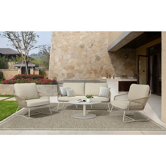 Loungeset Tampa (3 -delig, Light blende brown) | BAUHAUS